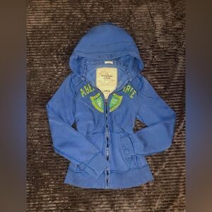 Blue Abercrombie zip up